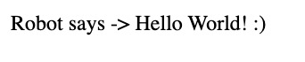 ECHO output