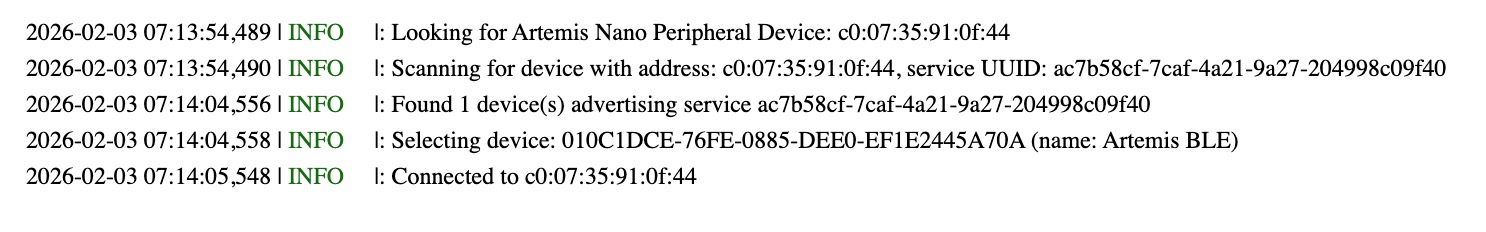 BLE connect